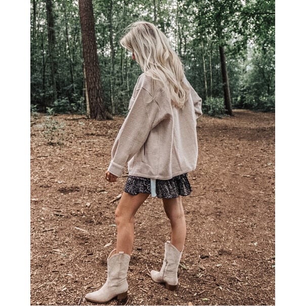 Cowboylaarzen | Suede Beige