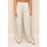 Satin Pantalon | Beige