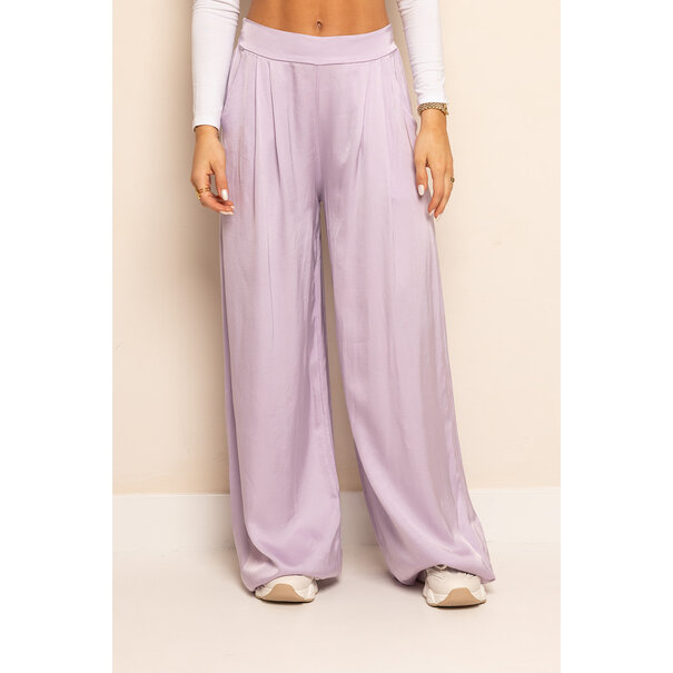 Satin Pantalon | Lila