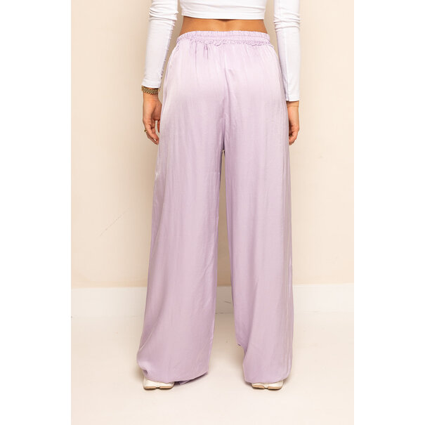 Satin Pantalon | Lila