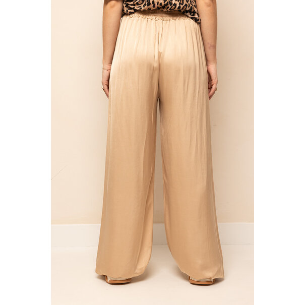 Satin Pantalon | Camel