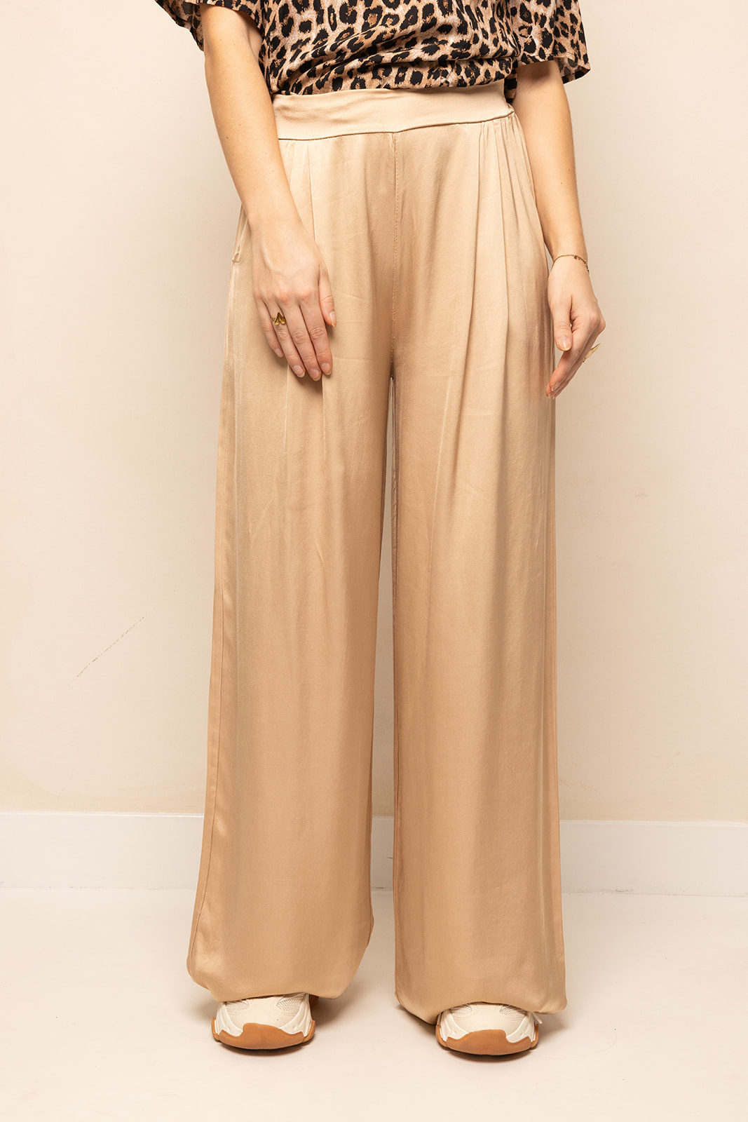 Satin Pantalon | Camel