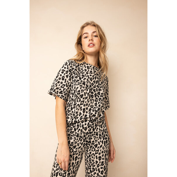 Leopard Shirt | Beige