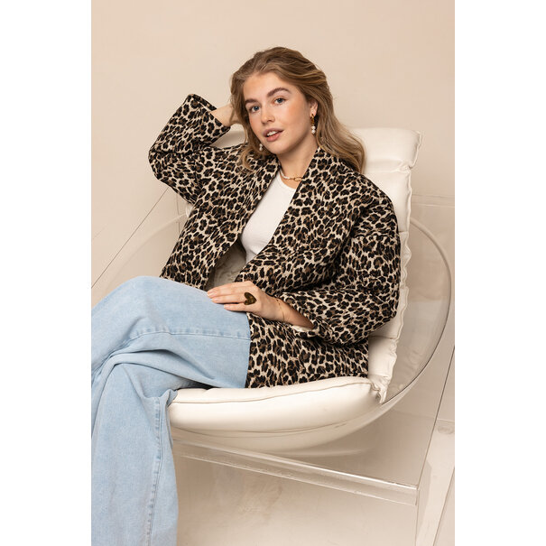 Luna Jacket | Leopard