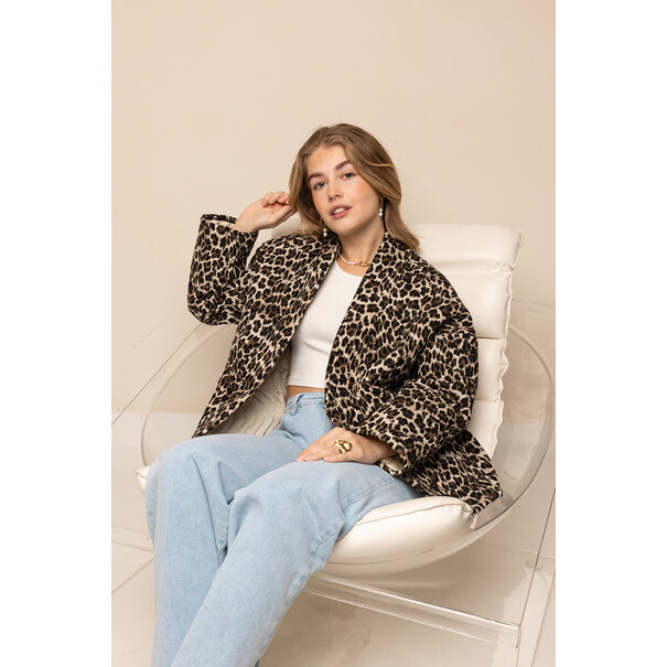 Luna Jacket | Leopard