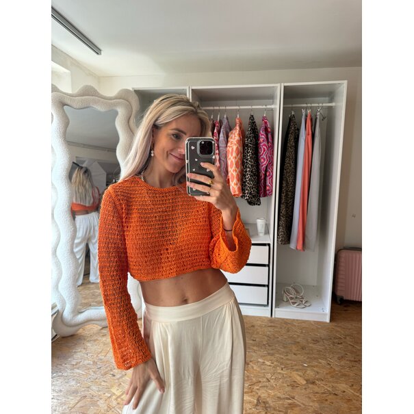 Crochet Festival Top | Oranje