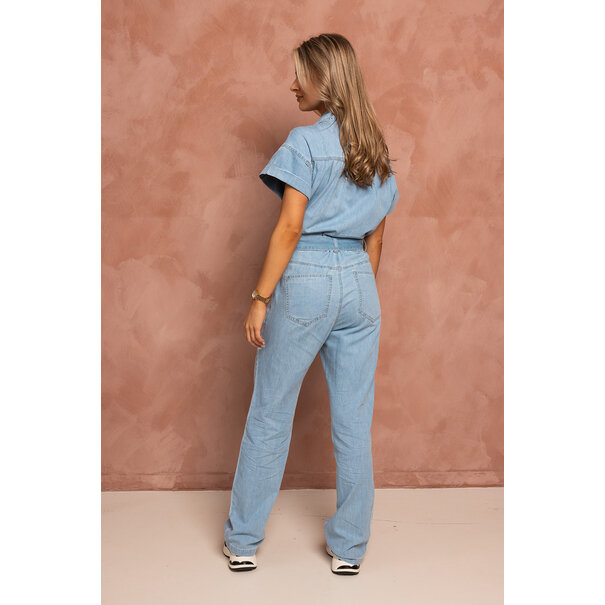 Lexi Denim Jumpsuit | Denim Blue