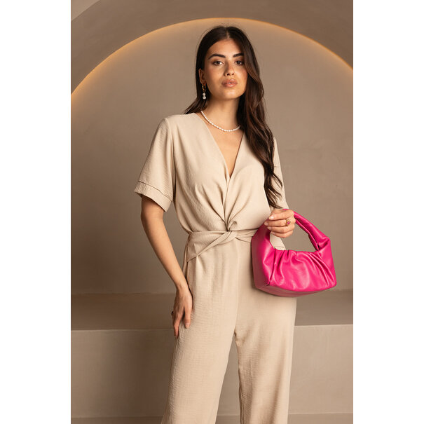 Mona Jumpsuit Extra Lang | Beige