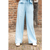 Elivia Linnen Pantalon | Licht Blauw