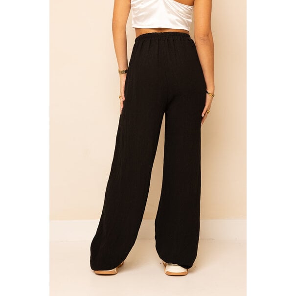 Ibiza  Pantalon Stretch | Zwart