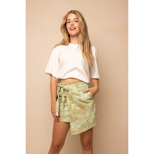 Gigi Tye Die Skirt | Groen