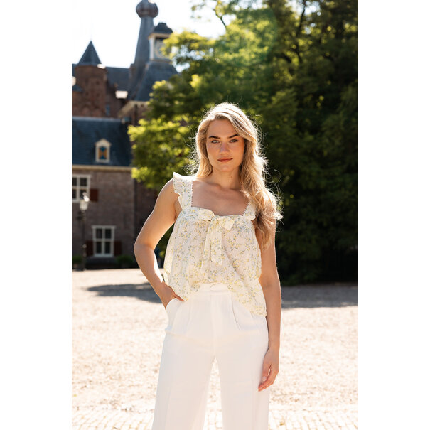 Isa Bloemen Top | Geel