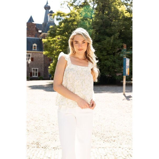 Isa Bloemen Top | Geel