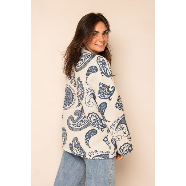 Jasje Met Boho Print | Blauw