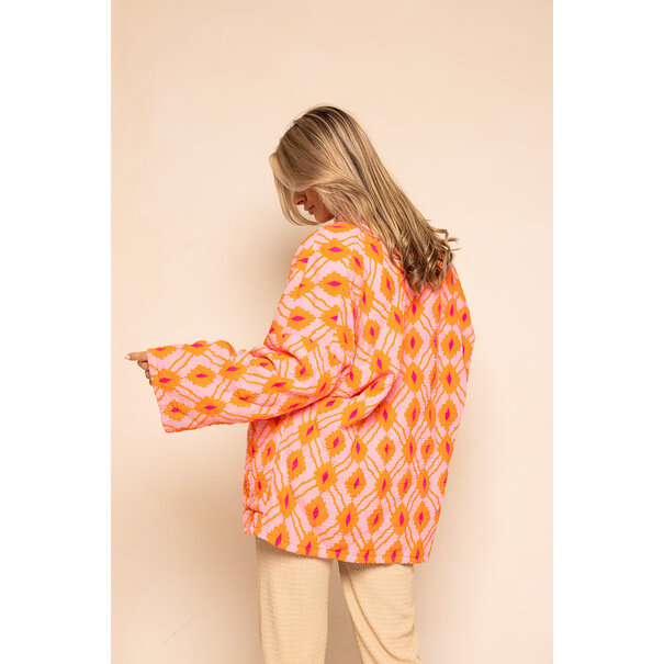 Bibi Jacket | Roze/Oranje