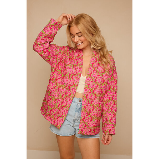 Luna Jacket | Roze print