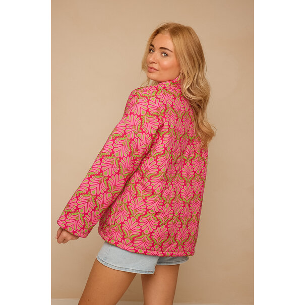 Luna Jacket | Roze print