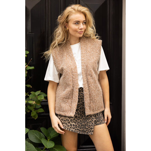 Nine Gilet | Bruin