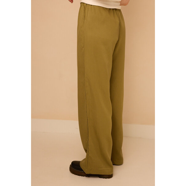 Lyocell Pantalon | Groen