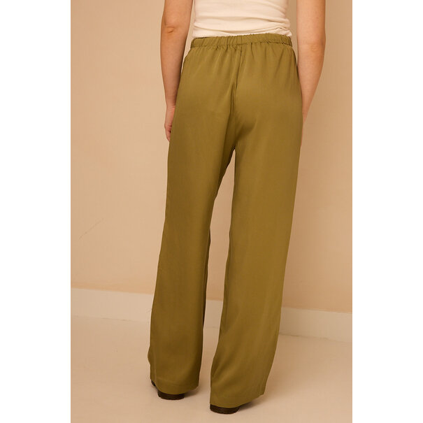 Lyocell Pantalon | Groen