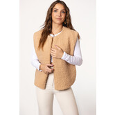Musthave Teddy Gilet | Camel