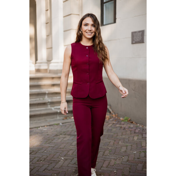 Lissa Pantalon | Burgundy