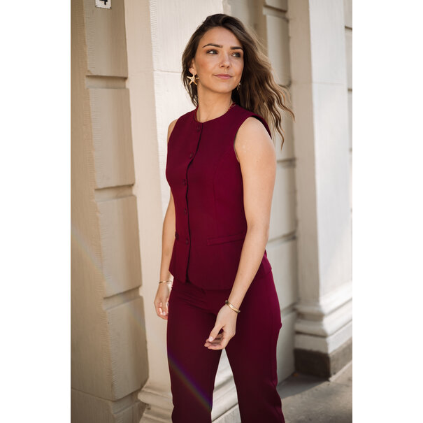 Lissa Pantalon | Burgundy