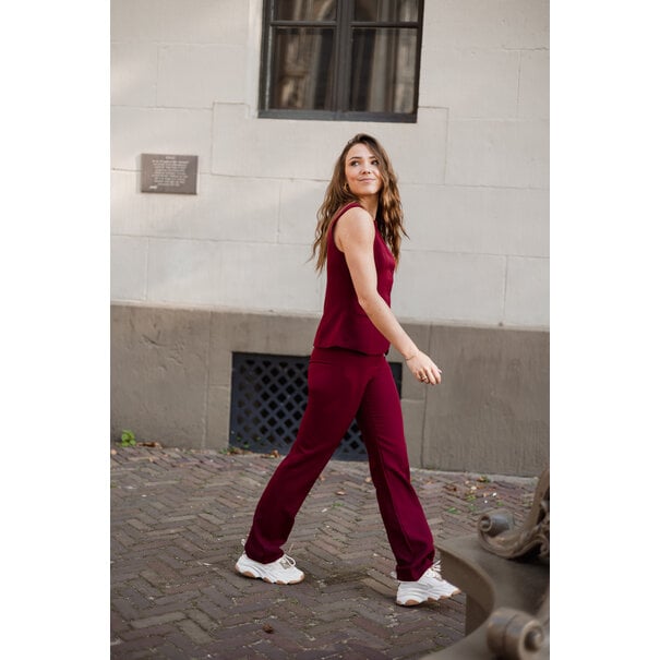 Lissa Pantalon | Burgundy