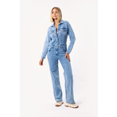 Nora Denim Jumpsuit | Denim Blue