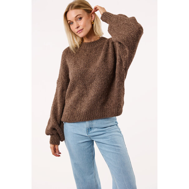 Petra sweater | Donkerbruin