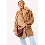 Florine imitatie bontjas | Camel