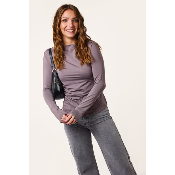 Nena travelstof top | Grijs