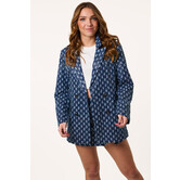 Kelsey glitter blazer | Blauw