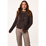 Mara trui met glitters | Bruin