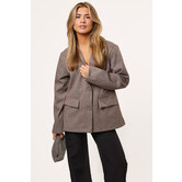 Mailey Blazer Met Steentjes | Taupe