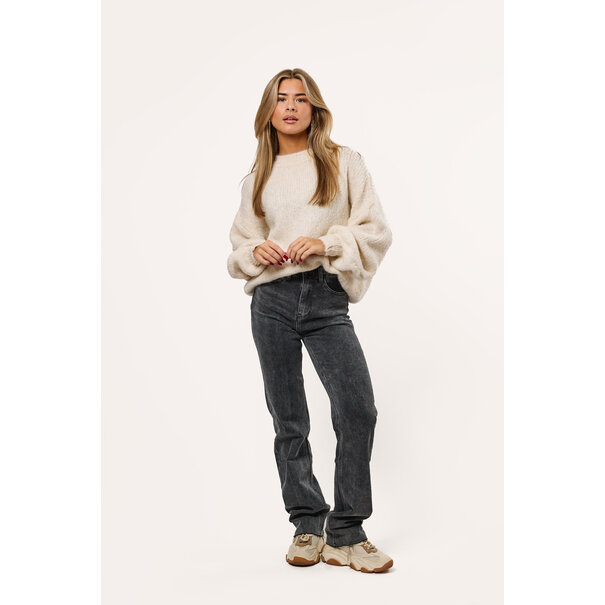 Redial Extra Long Straight Jeans | Grijs