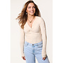 Madelief velvet body | Beige