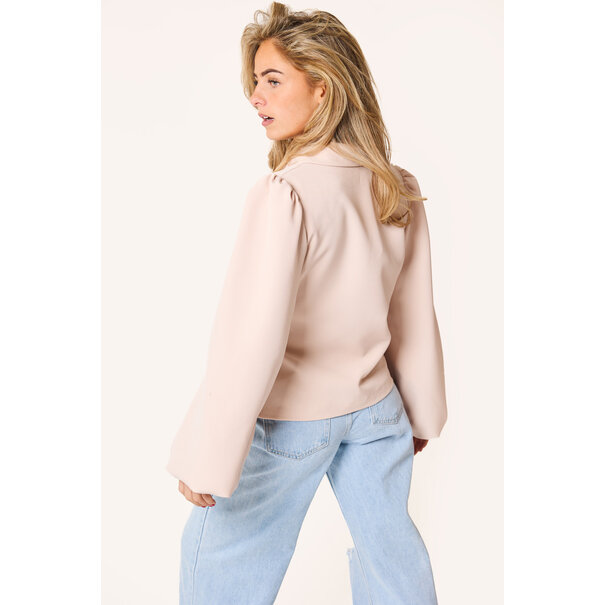 Lua overslag blazer | Licht roze