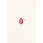 Ring met rouge steen | Goud