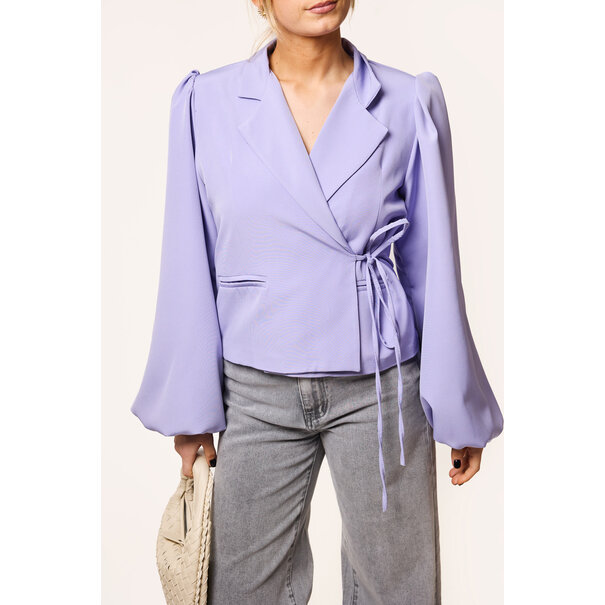 Lua overslag blazer | Lila