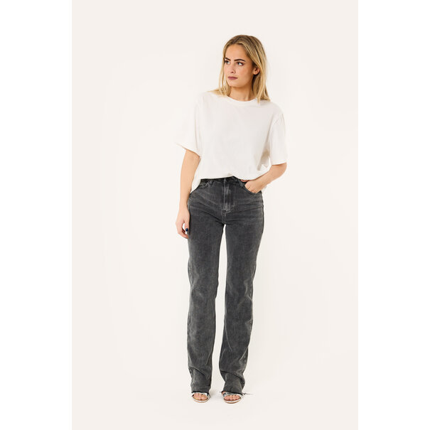 Extra lange jeans | Donkergrijs