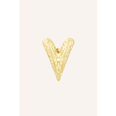 Broche hart lang | Goud