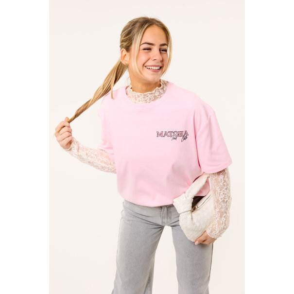 Matcha shirt | Roze
