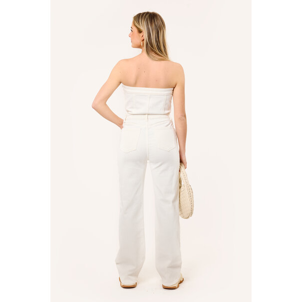 Nora Strapless Jumpsuit | Wit