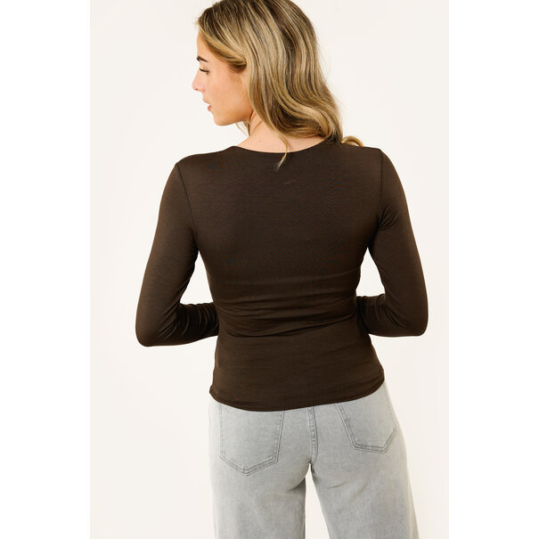 Hanna Longsleeve | Choco Bruin