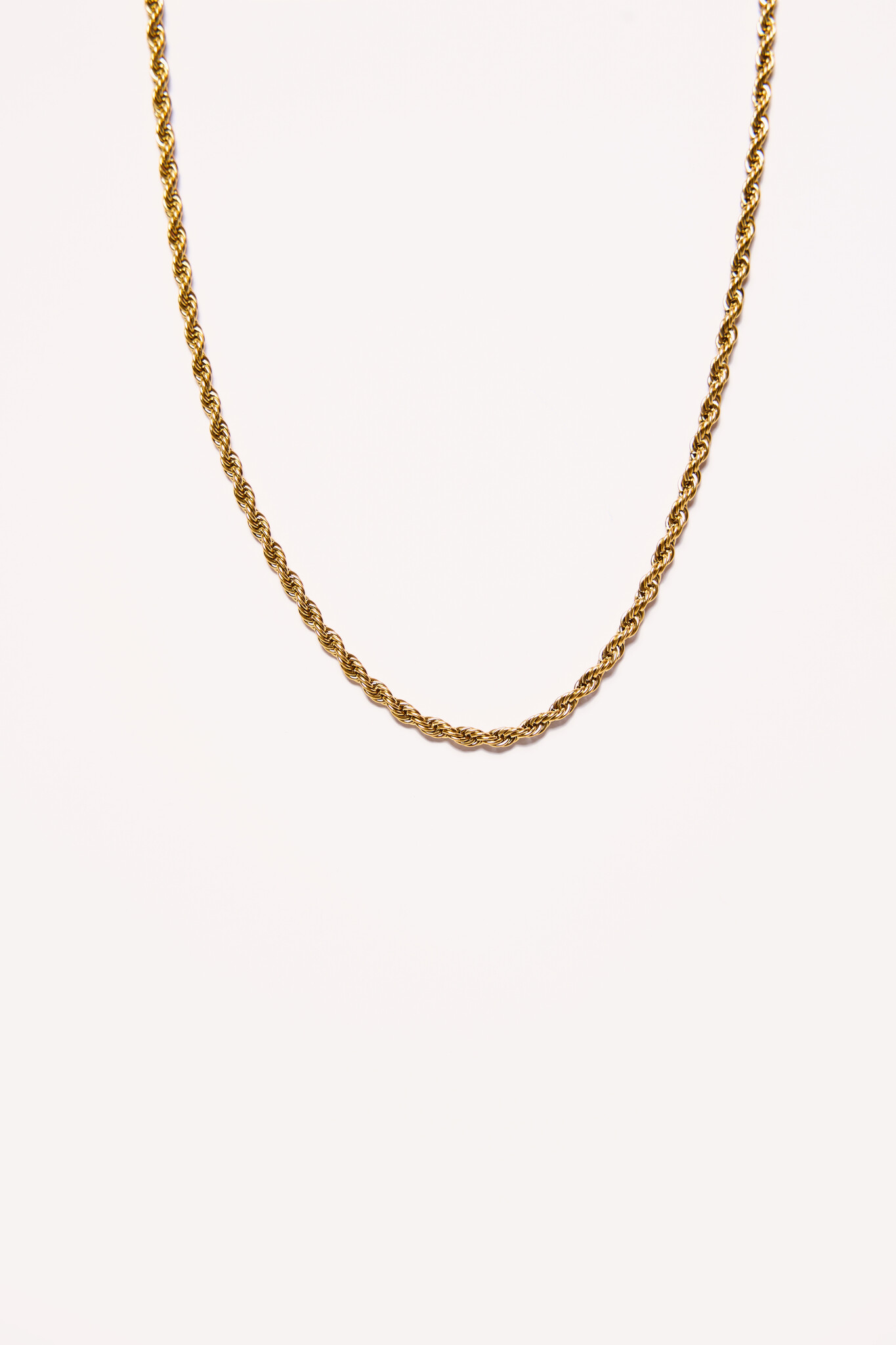 Ketting gedraaide schakel | Goud
