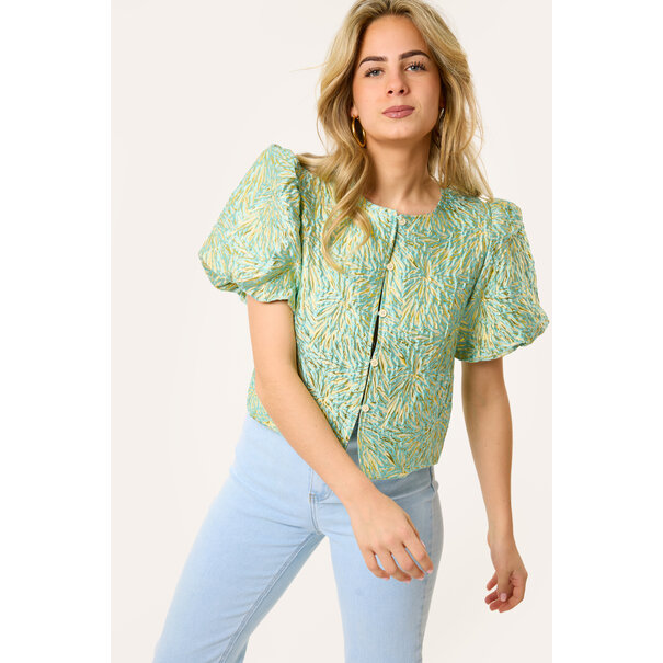 Jeike bloemen top | Groen