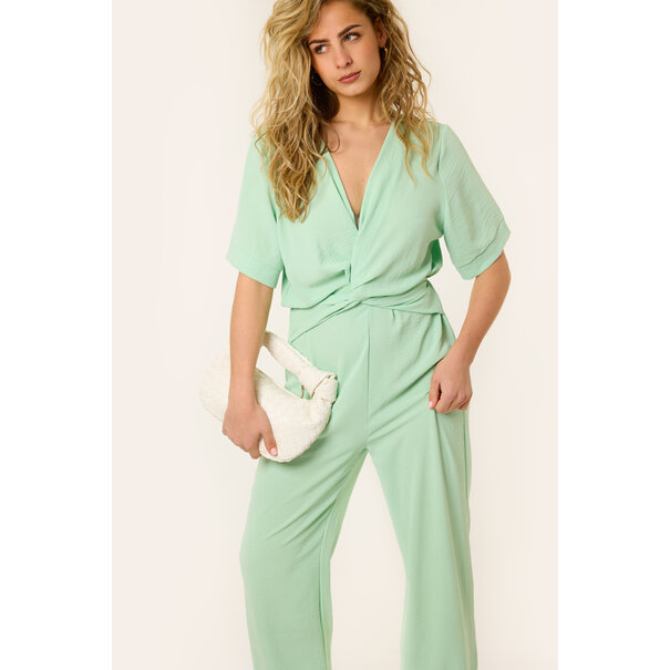 Mona Jumpsuit Extra Lang | Mintgroen