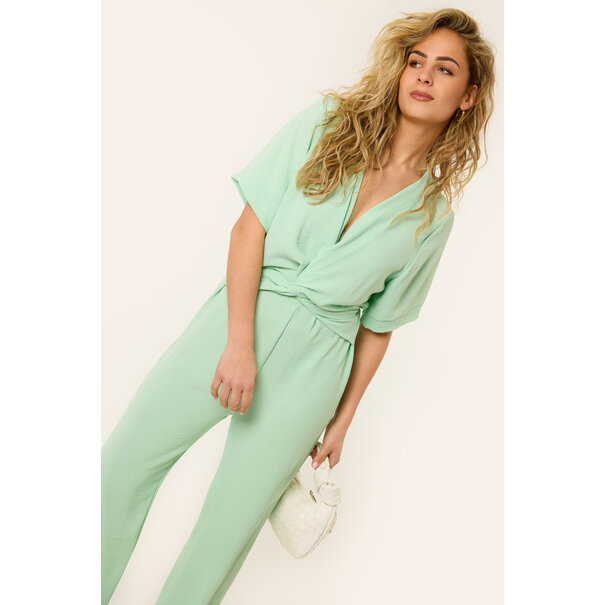 Mona Jumpsuit Extra Lang | Mintgroen