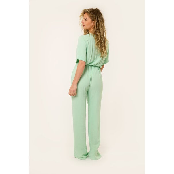 Mona Jumpsuit Extra Lang | Mintgroen